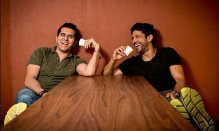 Farhan Akhtar, Ritesh Sidhwani, Siddhant Chaturvedi,Gully Boy