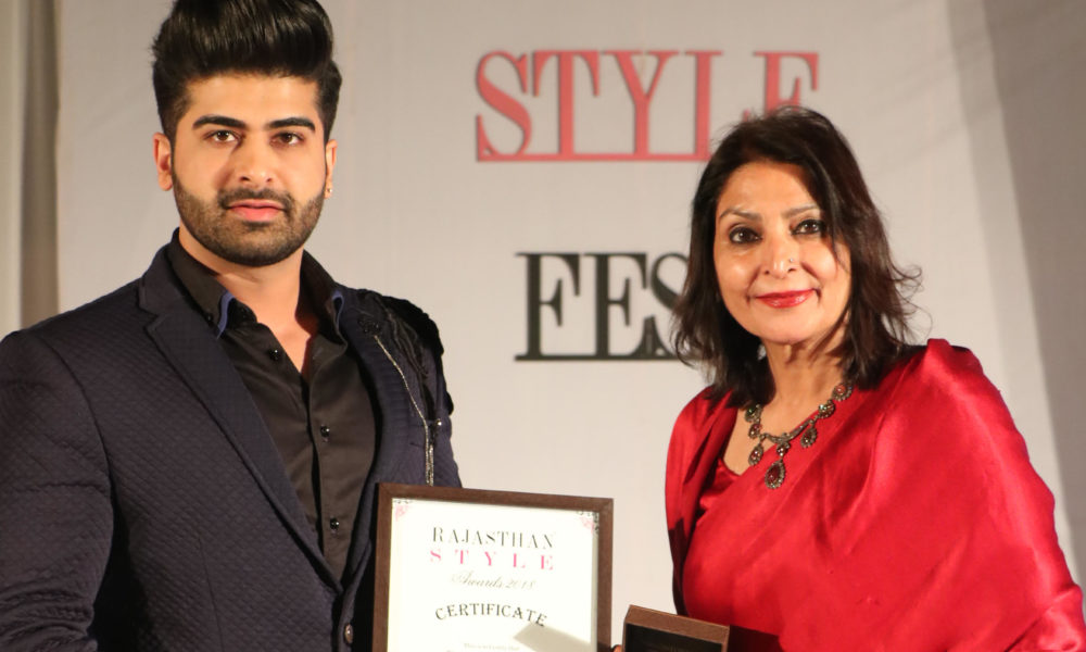Rajasthan Style Awards, Darasing Khurana, Style Icon of the Year Award,