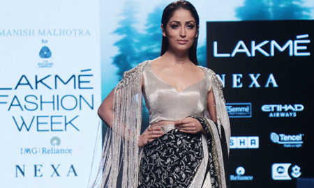 Yami Gautam, Manish Malhotra, saree