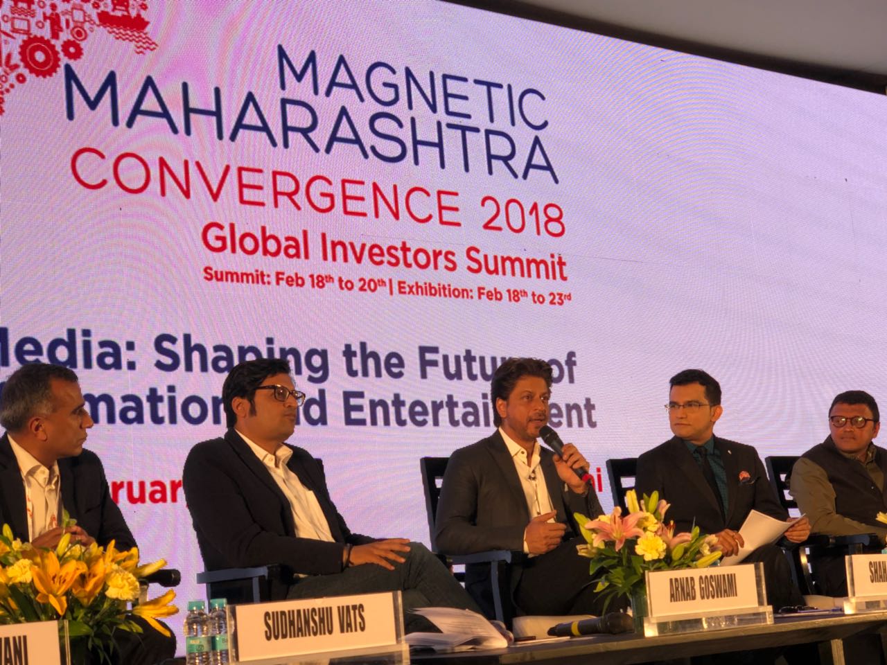 Shah Rukh Khan, Filmmaker, Ritesh Sidhwani, Magnetic Maharashtra Convergence Summit
