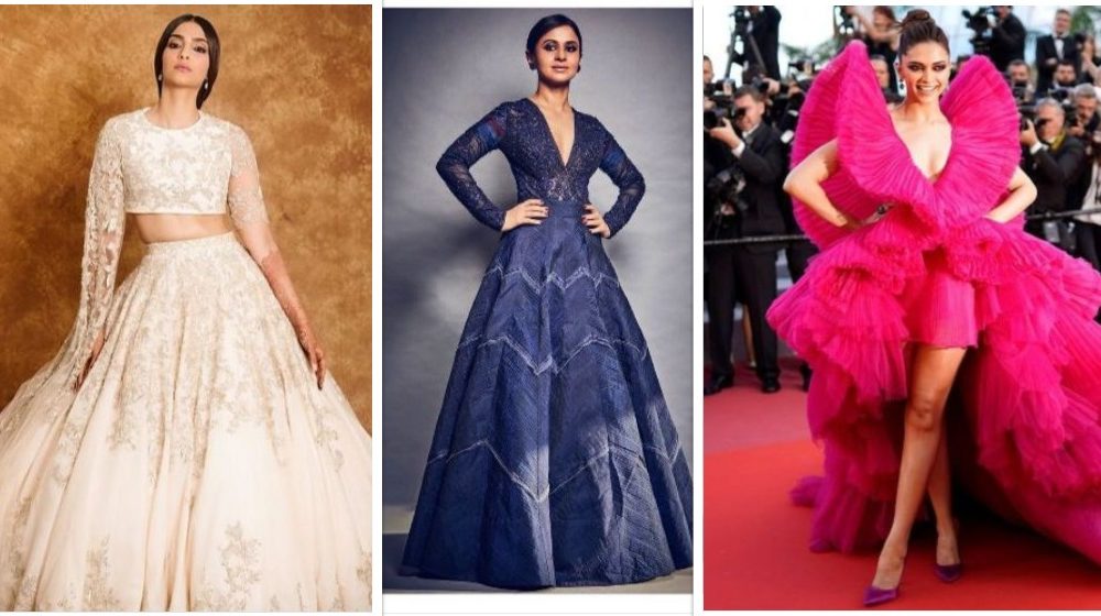 Cannes 2018, Sonam Kapoor, deepika Padukone, Rasika Dugal, Kangana Ranaut, Aishwarya Rai Bachchan,