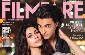 Aayush Sharma, Warina Hussain, first magazine cover