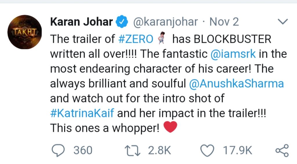 Shah Rukh Khan Zero