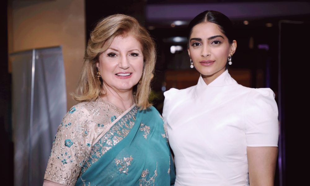 Sonam K Ahuja, Arianna Huffington