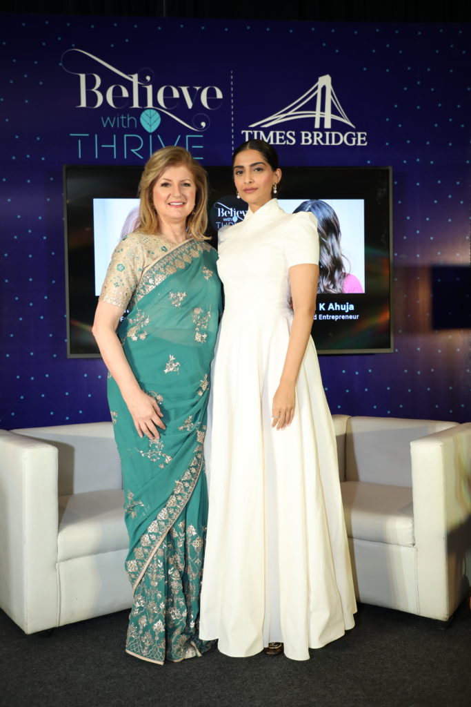 Thrive Global India, Sonam K Ahuja,Arianna Huffington, 