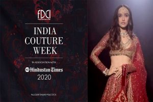 Shraddha Kapoor becomes the show stopper for Falguni and Shane Peacock at the first ever digital India Couture Week 2020