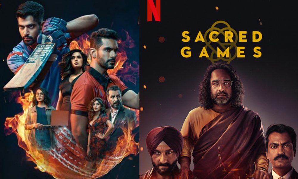 Indian webseries,Four More Shots Please, Sacred Games, Inside Edge