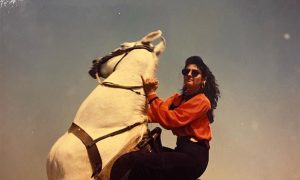 Raveena Tandon, Horseriding