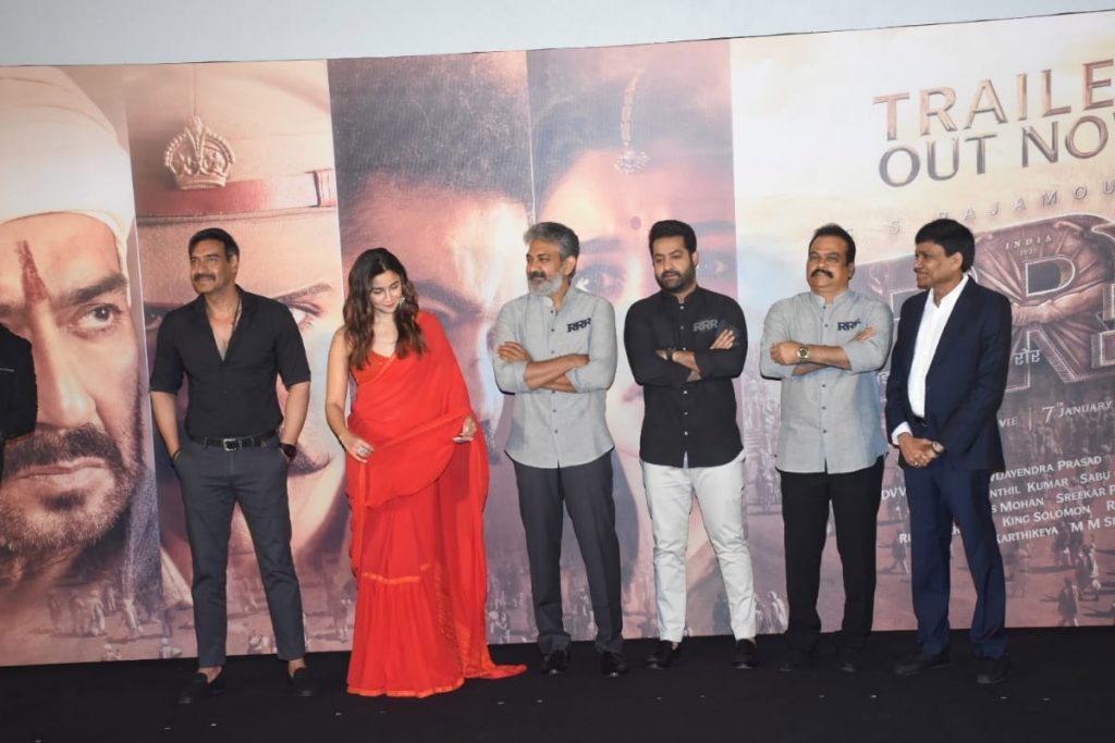 SS Rajamouli, RRR trailer, Trailer Launch Event