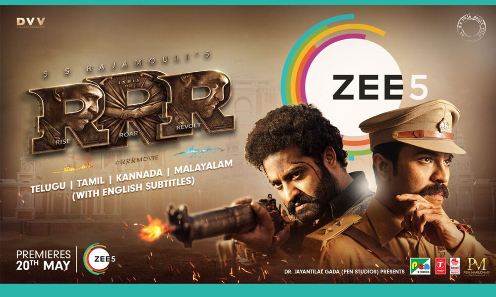 ZEE5, RRR, TVOD, DVV Entertainment, SS Rajamouli